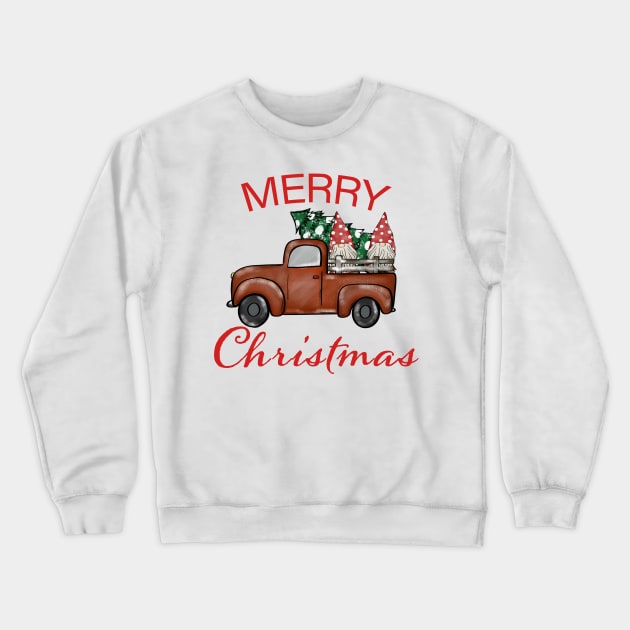 christmas gnome Crewneck Sweatshirt by ithacaplus